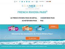 Tablet Screenshot of frenchrivierapass.com